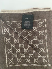 Gucci GG Brown Scarf (RRP £360)