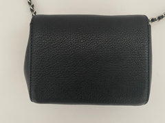 Mulberry Black Mini Lily With Silver Hardware