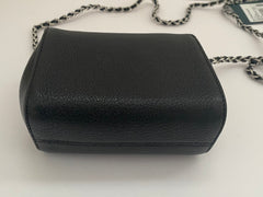 Mulberry Black Mini Lily With Silver Hardware