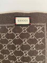 Gucci GG Brown Scarf (RRP £360)