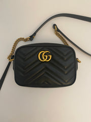 Gucci Black Marmont Mini (RRP £1160)
