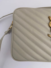 Saint Laurent Vintage Blanc Lou Camera Bag (RRP £1350)