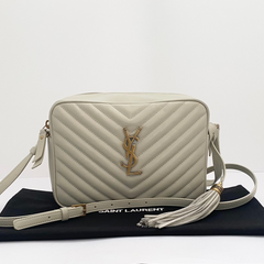 Saint Laurent Vintage Blanc Lou Camera Bag (RRP £1350)