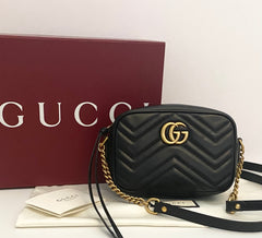Gucci Black Marmont Mini (RRP £1160)