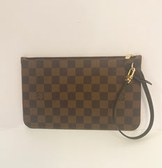 Louis Vuitton Damier Ebene Neverfull Pouch