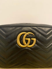 Gucci Black Marmont Small Handbag (RRP £1340)