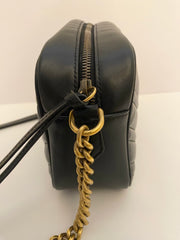 Gucci Black Marmont Small Handbag (RRP £1340)