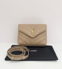 Saint Laurent Beige Toy LouLou With Gold Hardware ( RRP £1350 )
