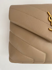 Saint Laurent Beige Toy LouLou With Gold Hardware ( RRP £1350 )