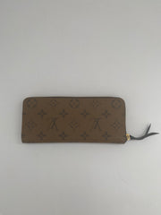 Louis Vuitton Clemence Wallet In Monogram Reverse Canvas