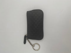 Gucci Micro Black Leather Key Pouch