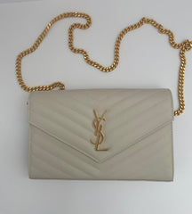 Saint Laurent Classic Cassandre Chain Wallet (RRP £1255)