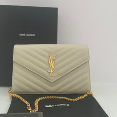 Saint Laurent Classic Cassandre Chain Wallet (RRP £1255)