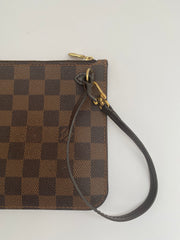 Louis Vuitton Damier Ebene Neverfull Pouch