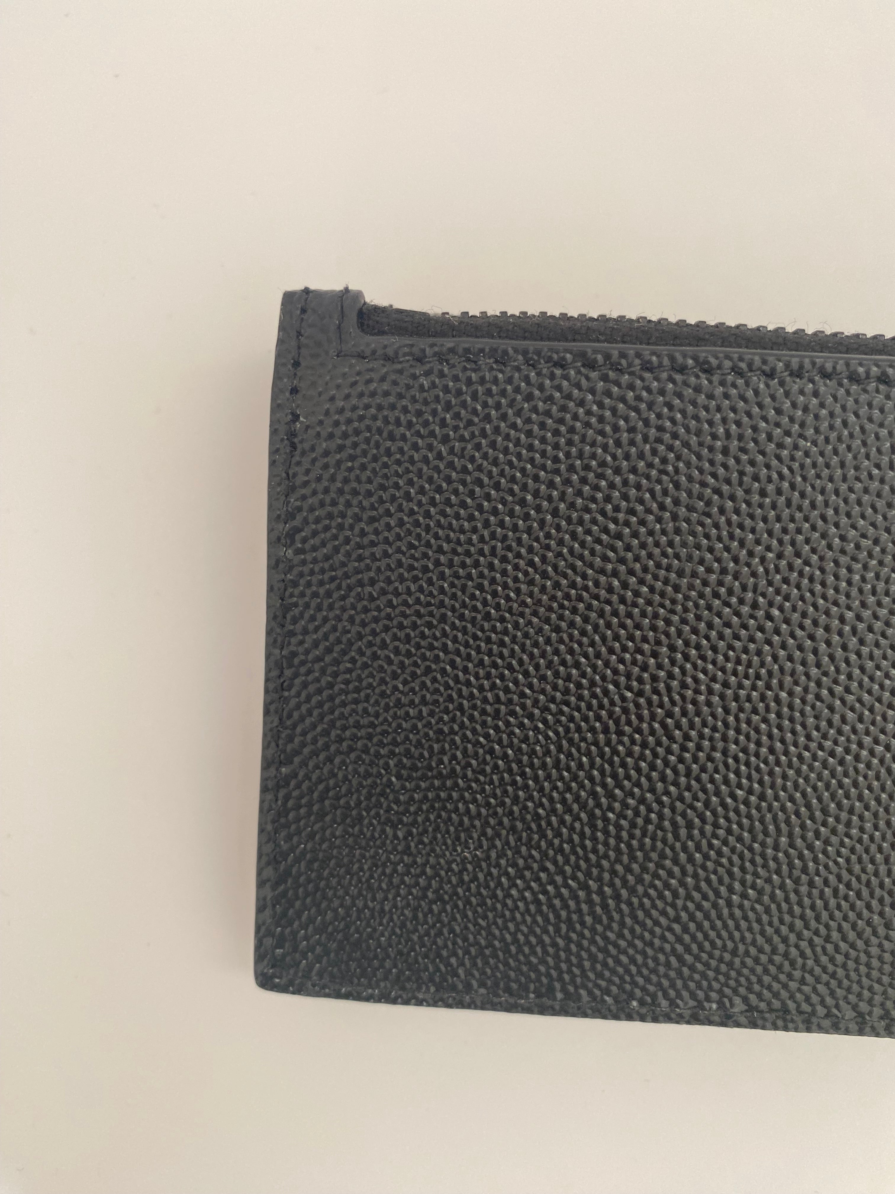 Saint Laurent Balck Cassandre Matalasse Flap Card Case (RRP £345)