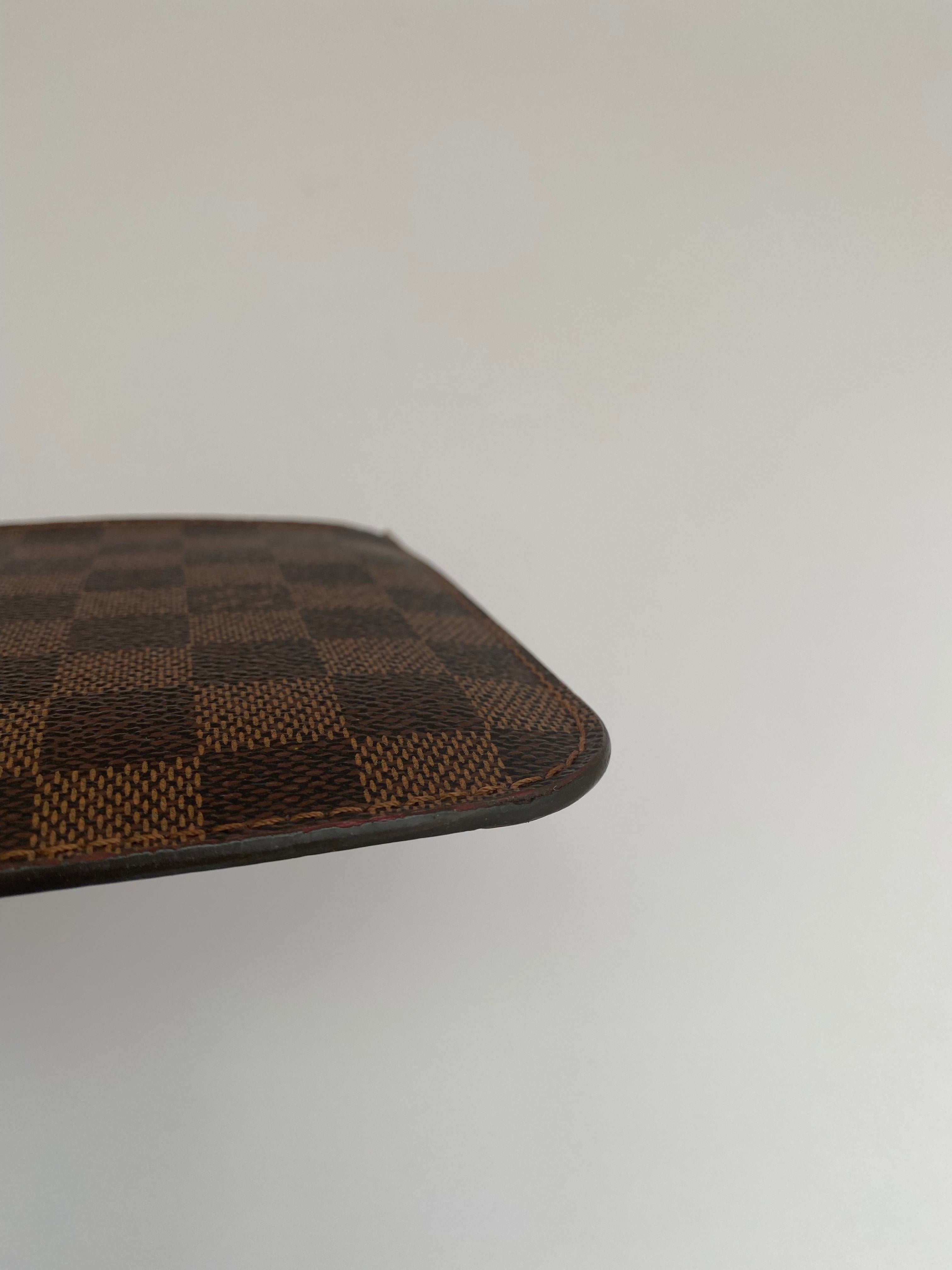 Louis Vuitton Damier Ebene Neverfull Pouch