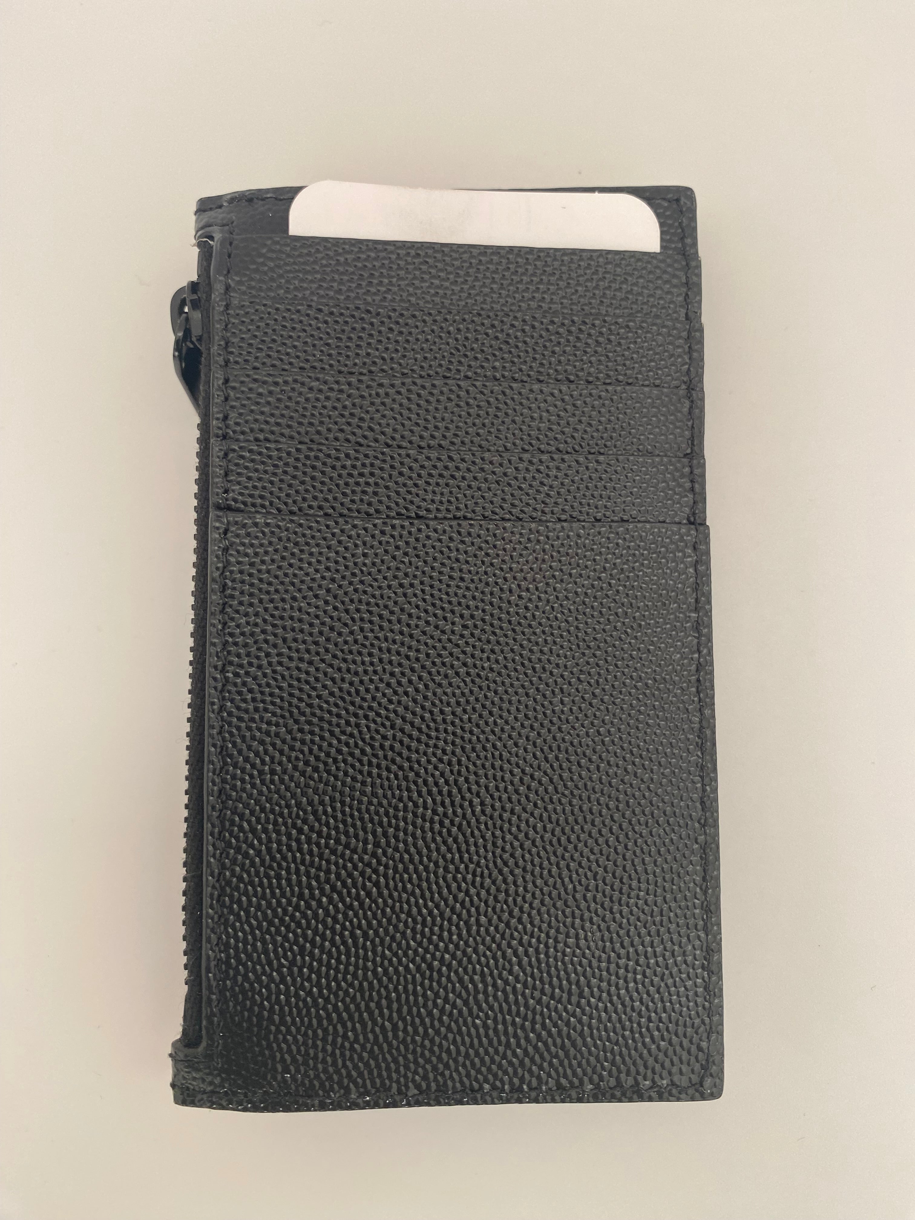 Saint Laurent Balck Cassandre Matalasse Flap Card Case (RRP £345)