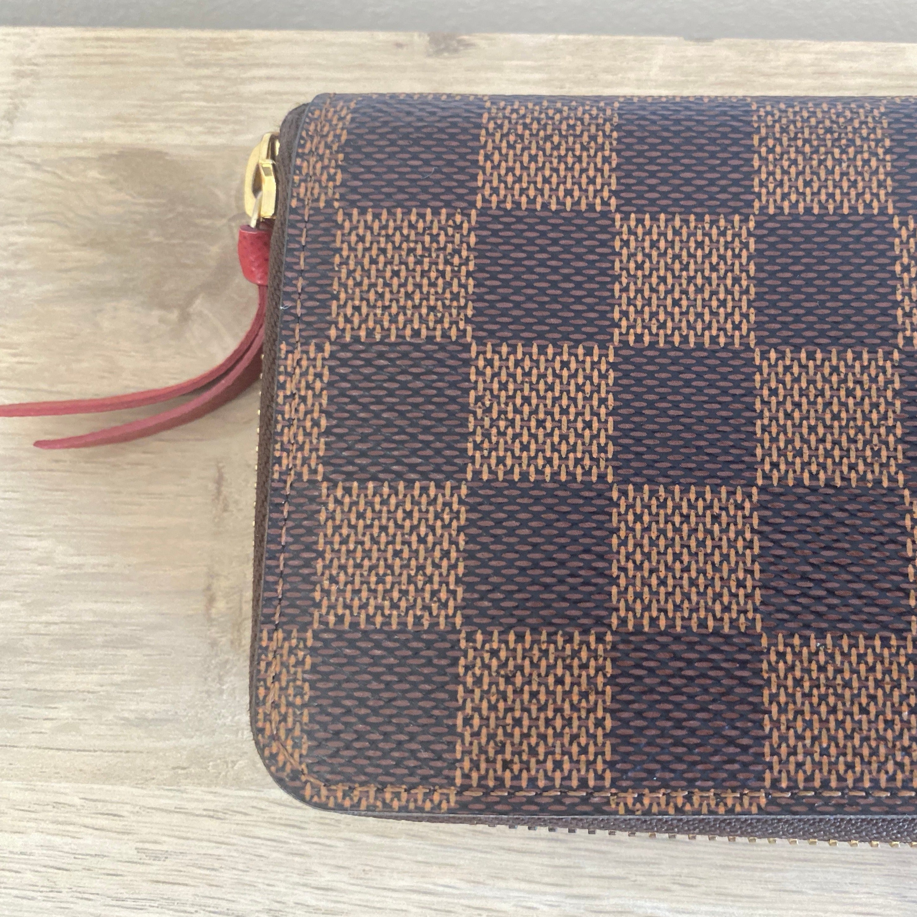 Louis Vuitton Damier Ebene Clemence Wallet