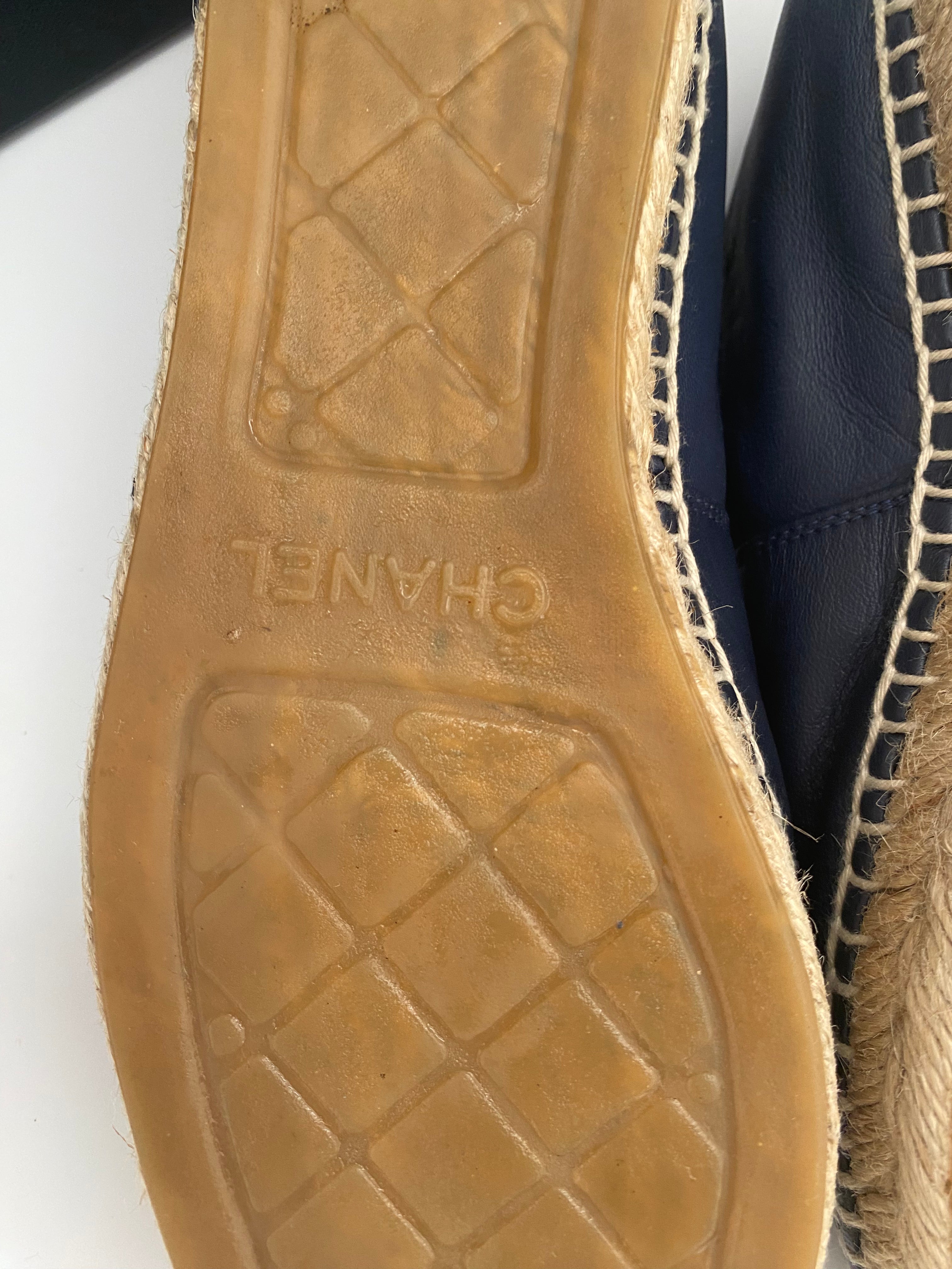 Chanel Lambskin Espadrilles  (RRP £730 )