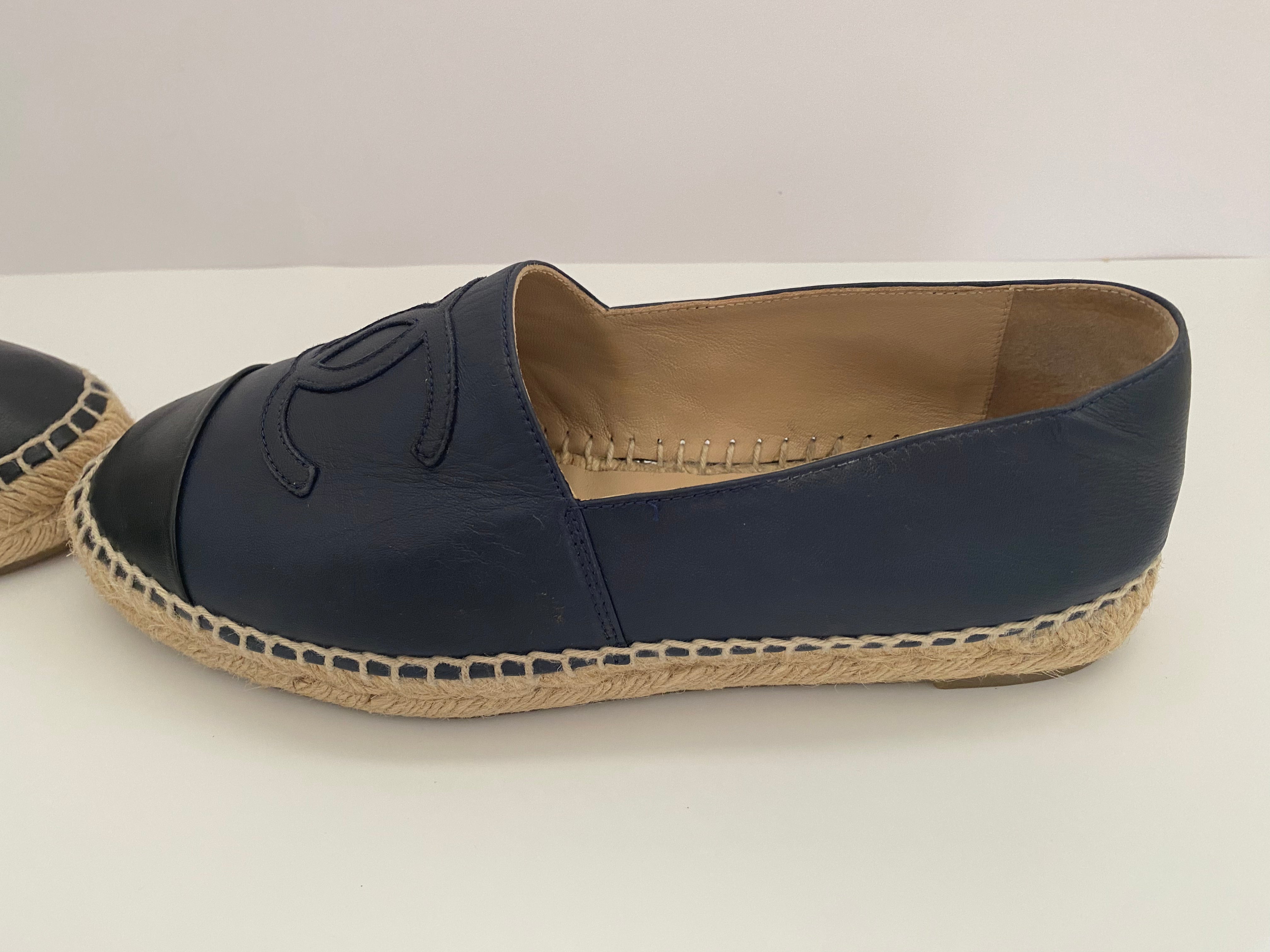 Chanel Lambskin Espadrilles  (RRP £730 )