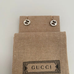 Gucci Silver Interlocking Earings (RRP £230)