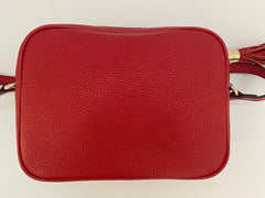 Gucci Soho Disco In Red Pebbled Leather