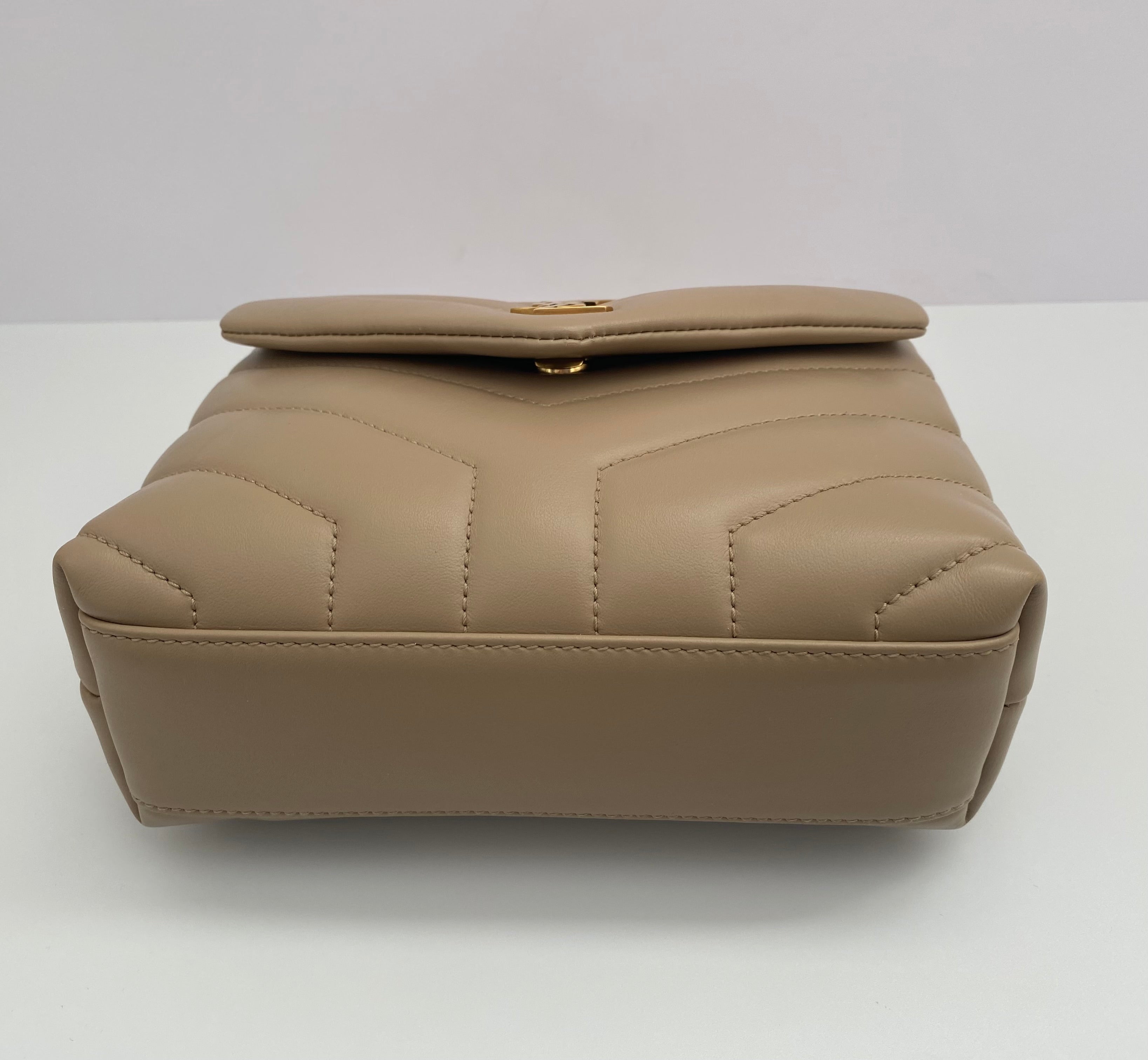Saint Laurent Beige Toy LouLou With Gold Hardware ( RRP £1350 )