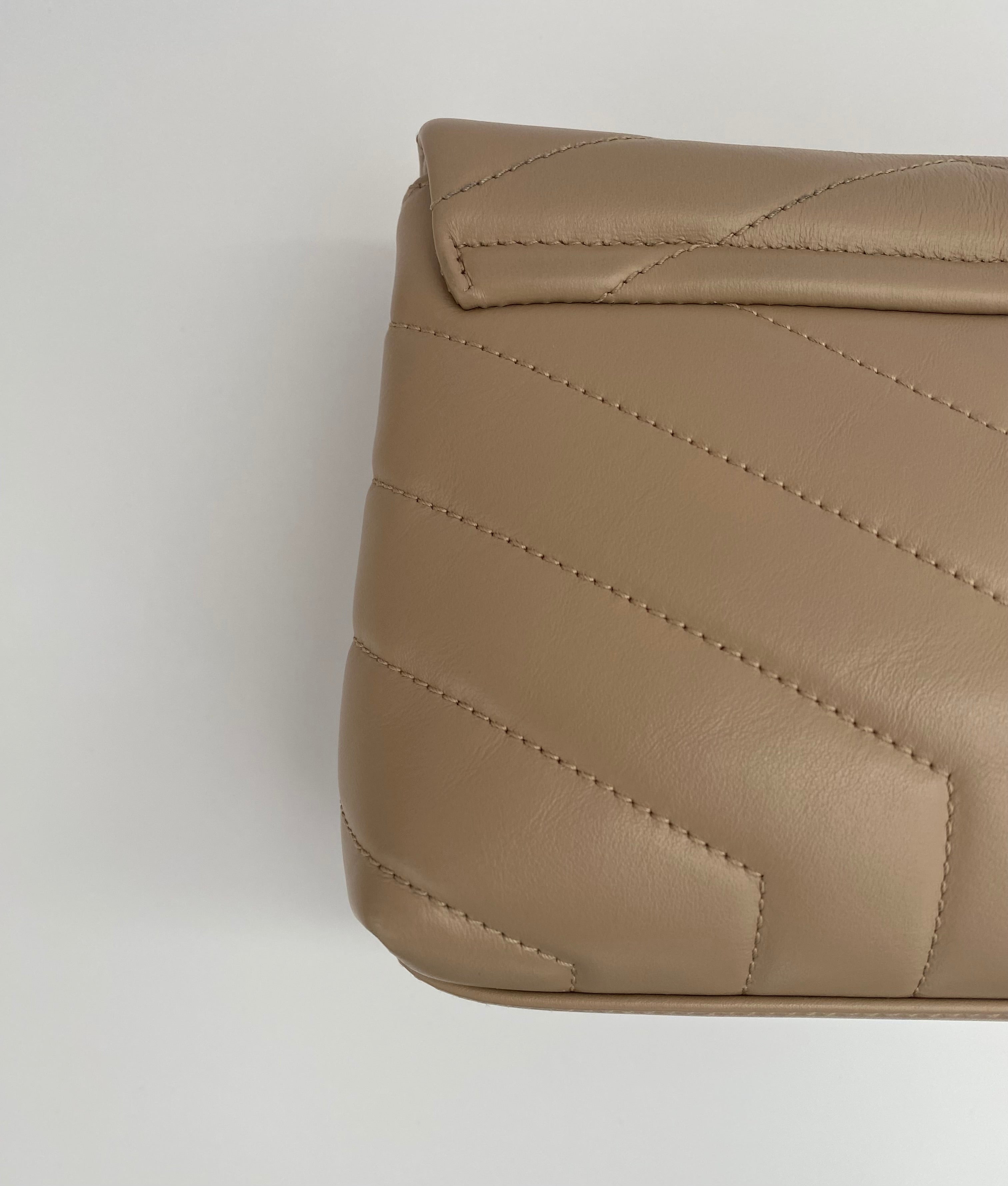 Saint Laurent Beige Toy LouLou With Gold Hardware ( RRP £1350 )