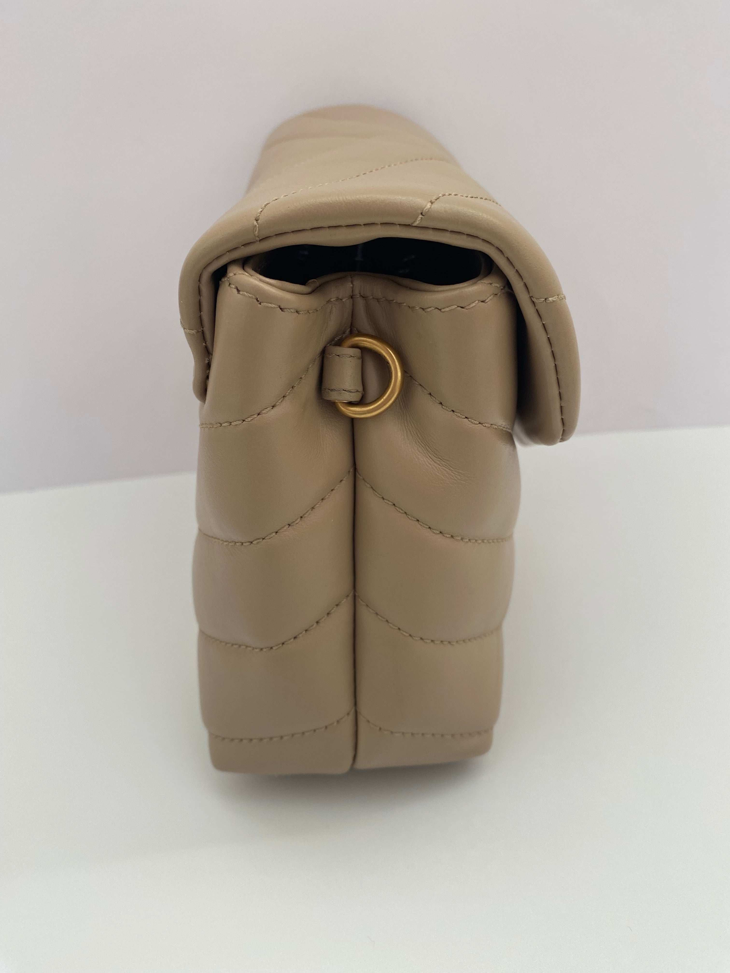 Saint Laurent Beige Toy LouLou With Gold Hardware ( RRP £1350 )