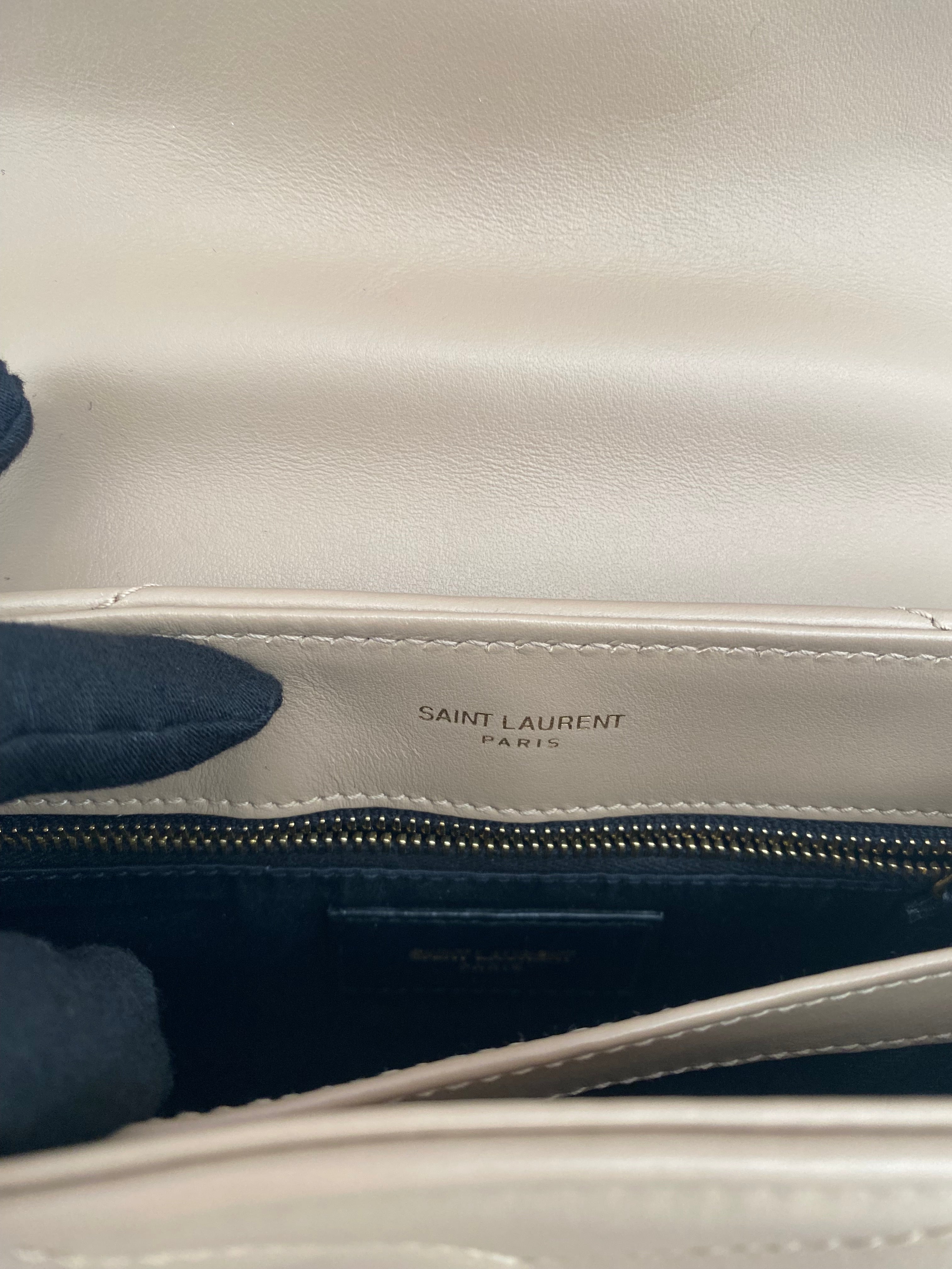 Saint Laurent Beige Toy LouLou With Gold Hardware ( RRP £1350 )