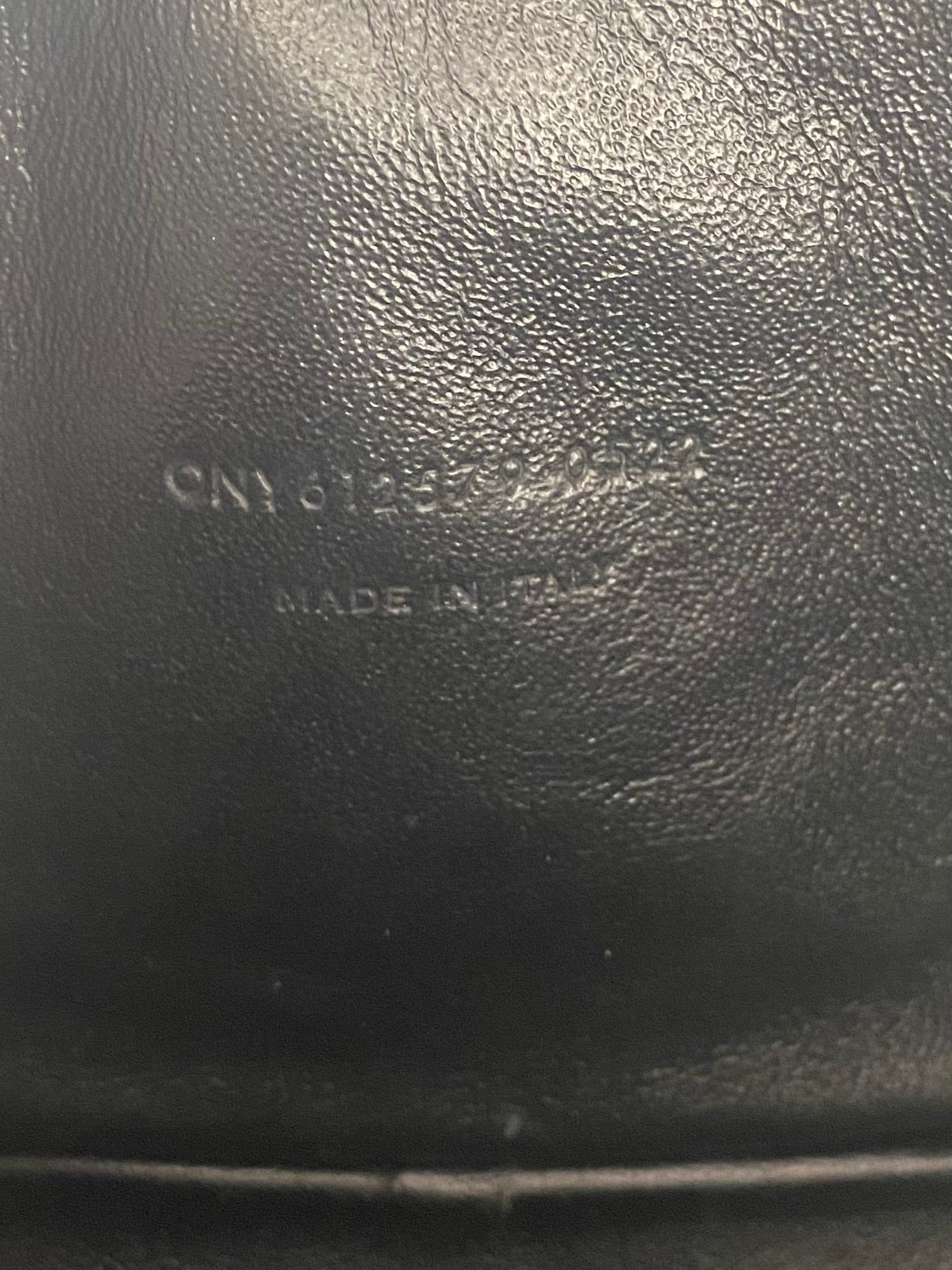Saint Laurent Black Mini Lou Camera Bag With Silver Hardware (RRP £1185)
