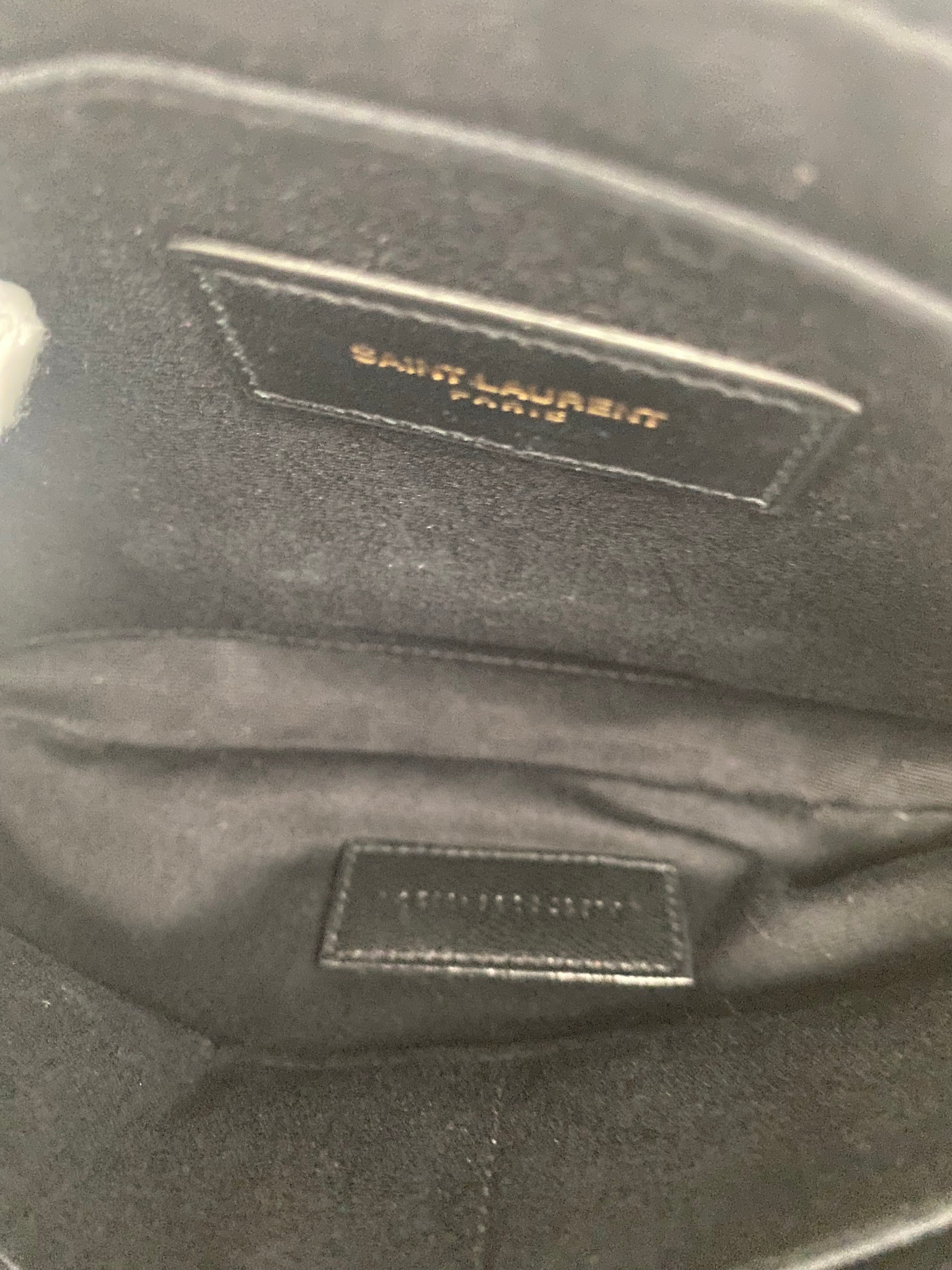 Saint Laurent Black Monogram Clutch Pouch  ( RRP £530 )