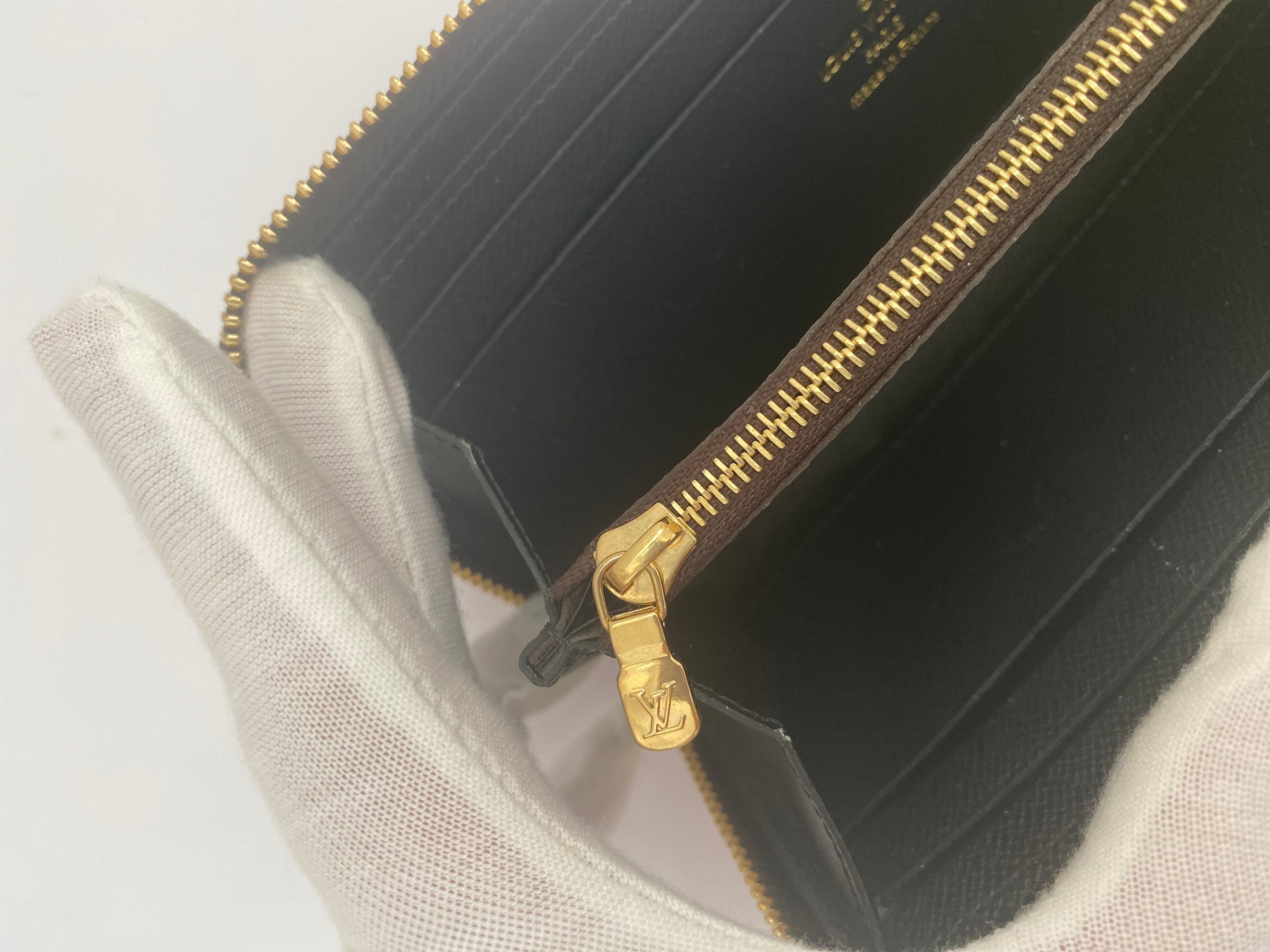 Louis Vuitton Clemence Wallet In Monogram Reverse Canvas