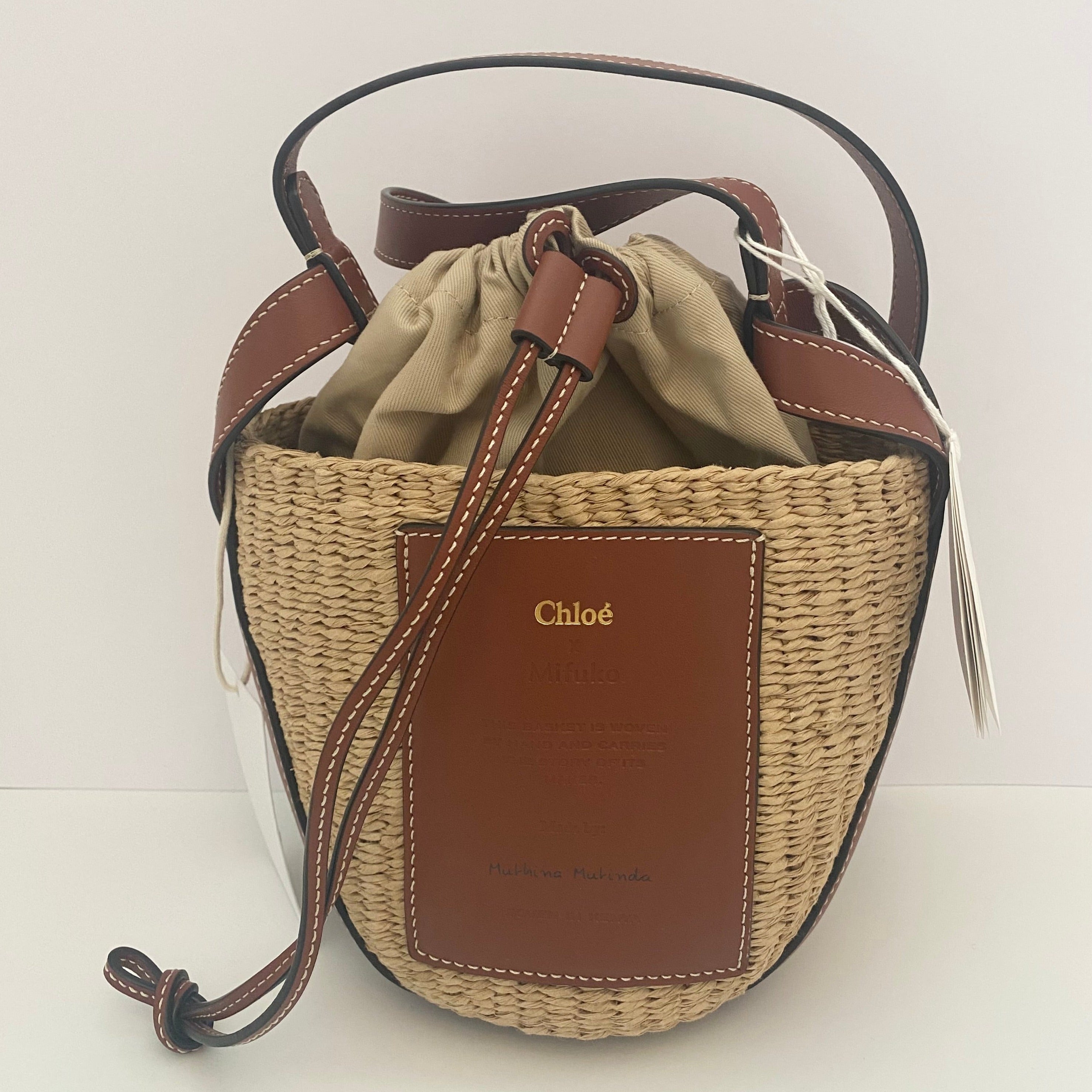 Chloe & Mifuko Edition Woody Mini Basket