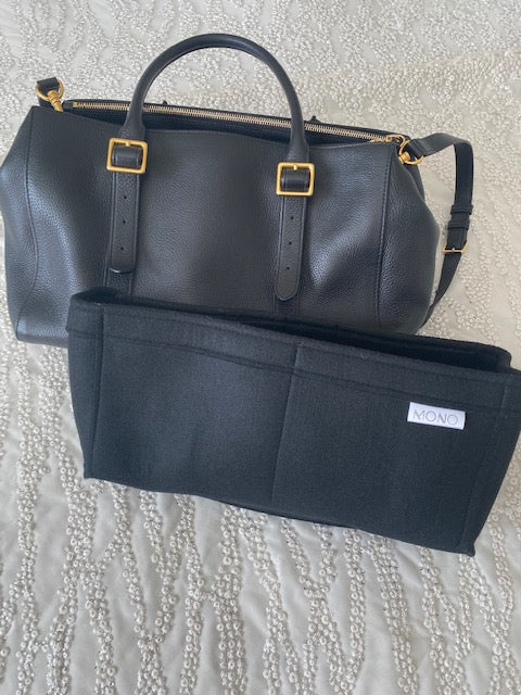 Mulberry Black Double Zipped BaysWater