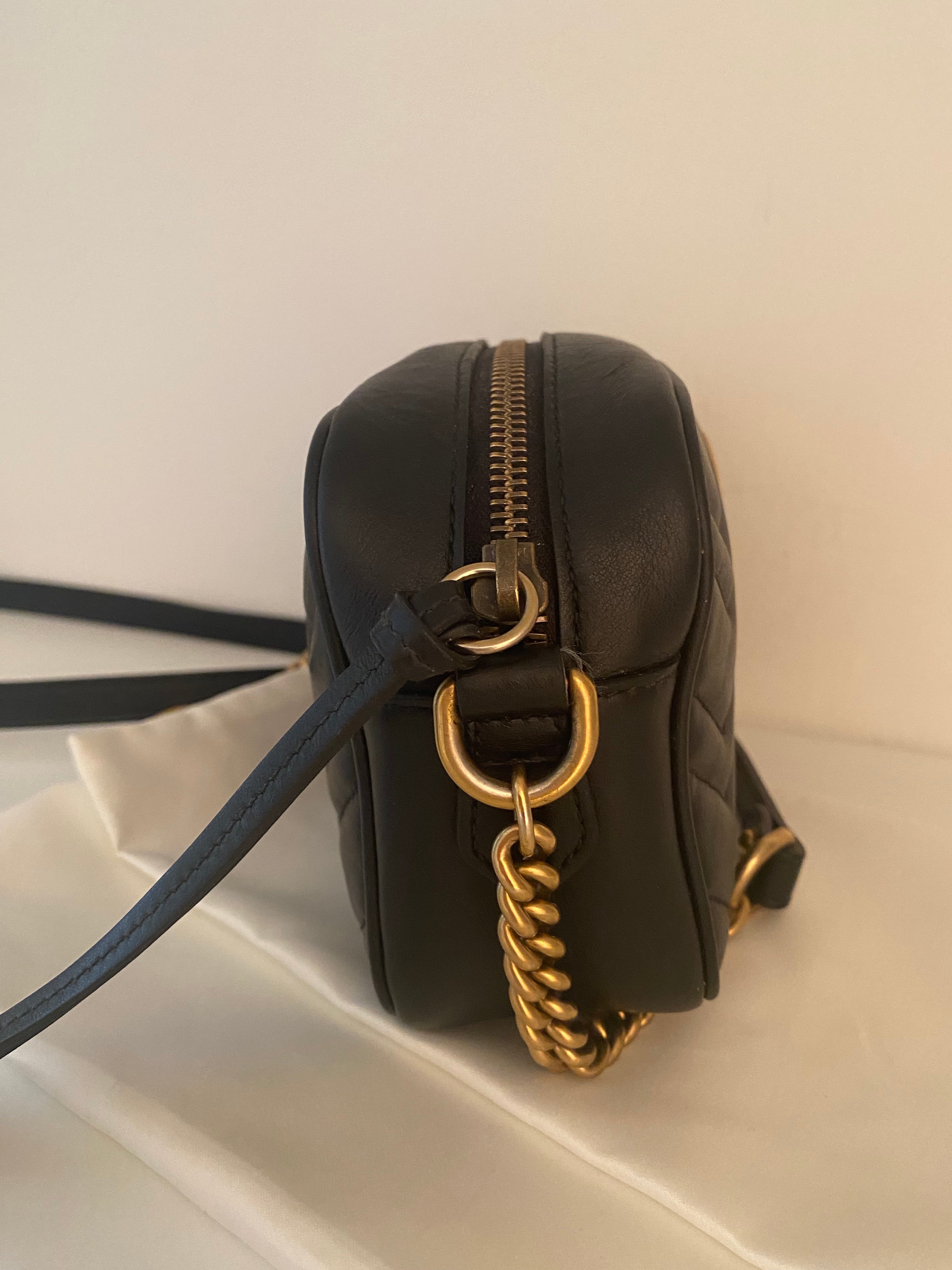 Gucci Black Mini Marmont