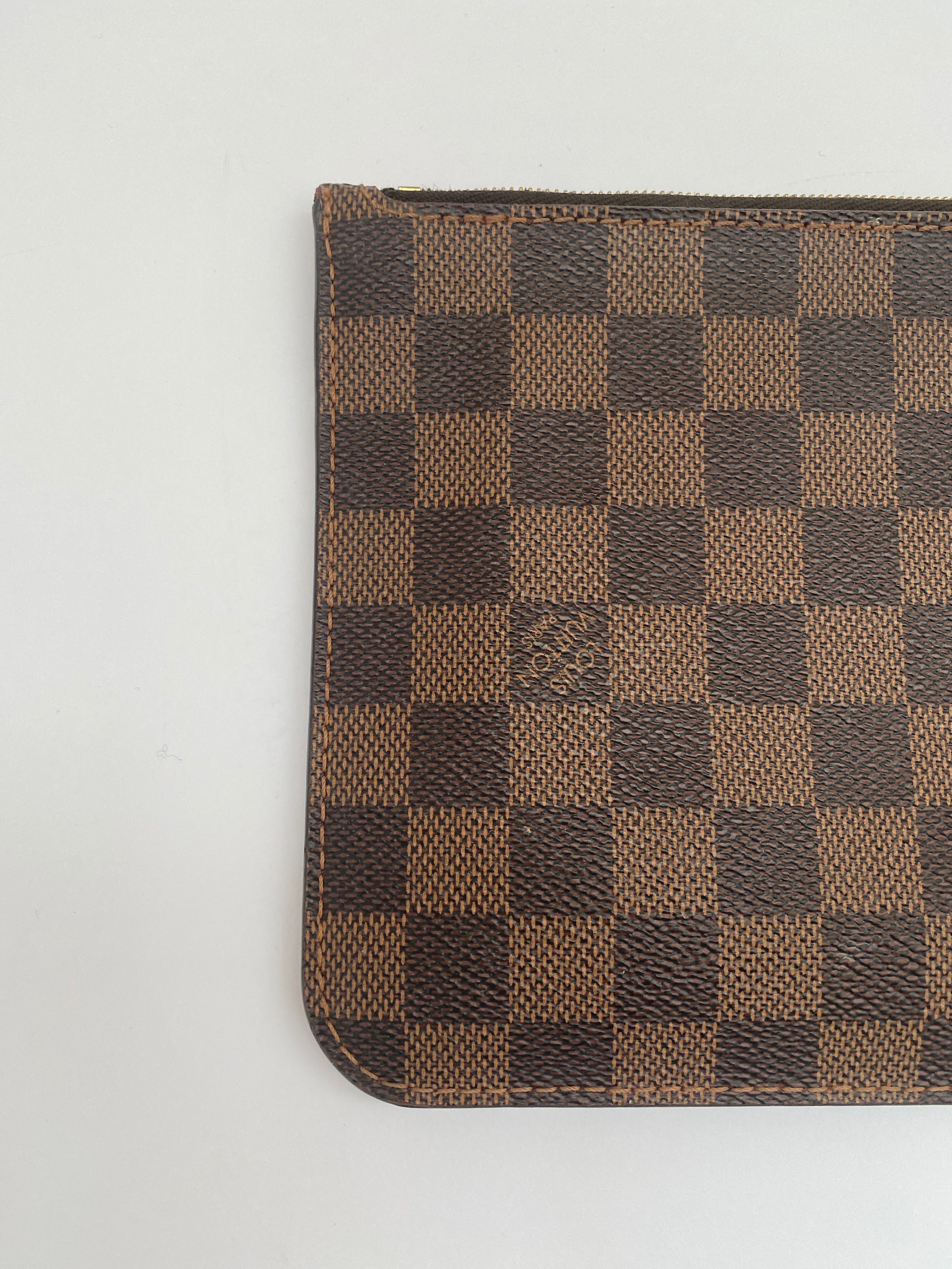 Louis Vuitton Damier Ebene Neverfull Pouch