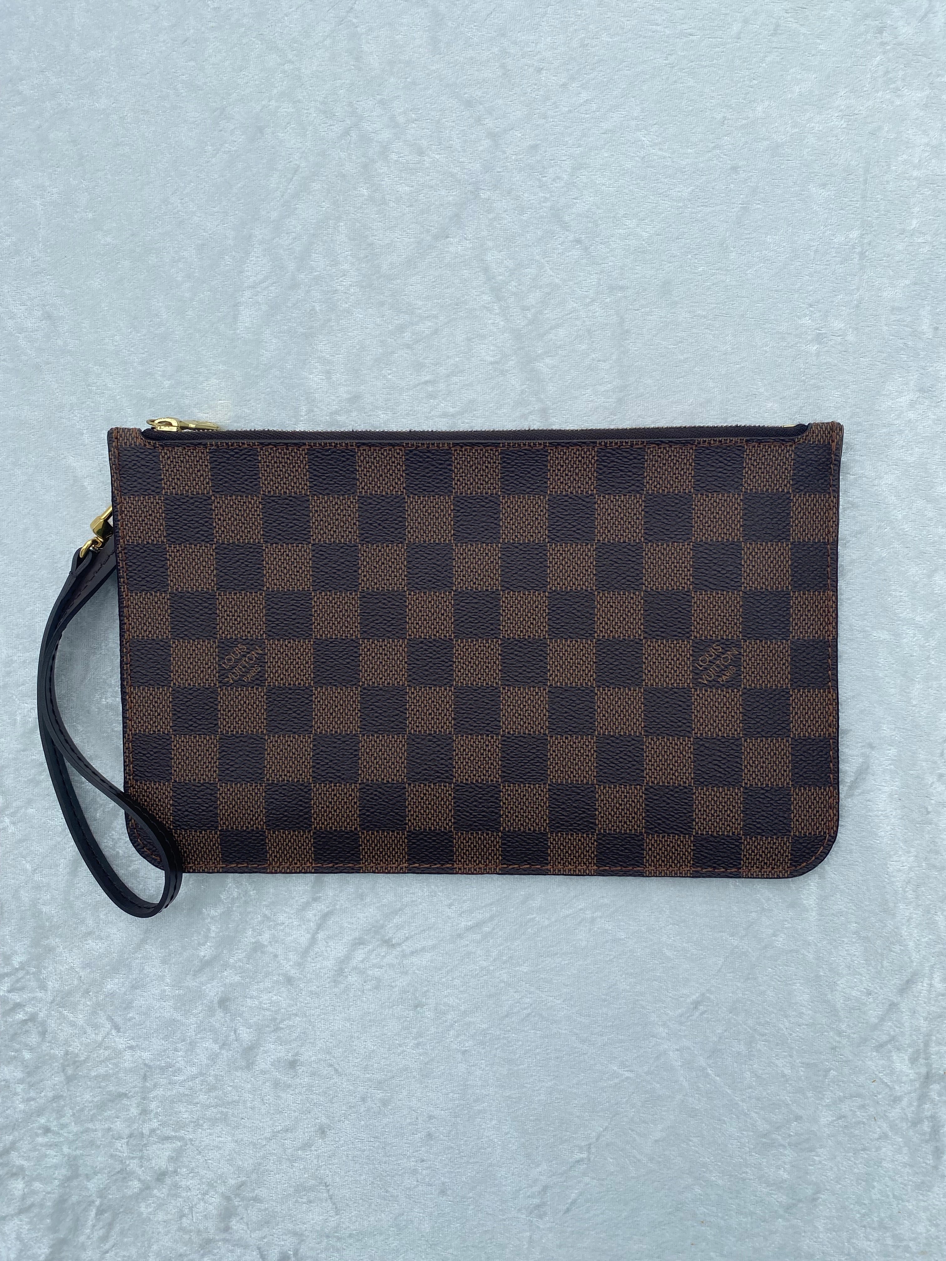 Louis Vuitton Damier Ebene Neverfull Pouch