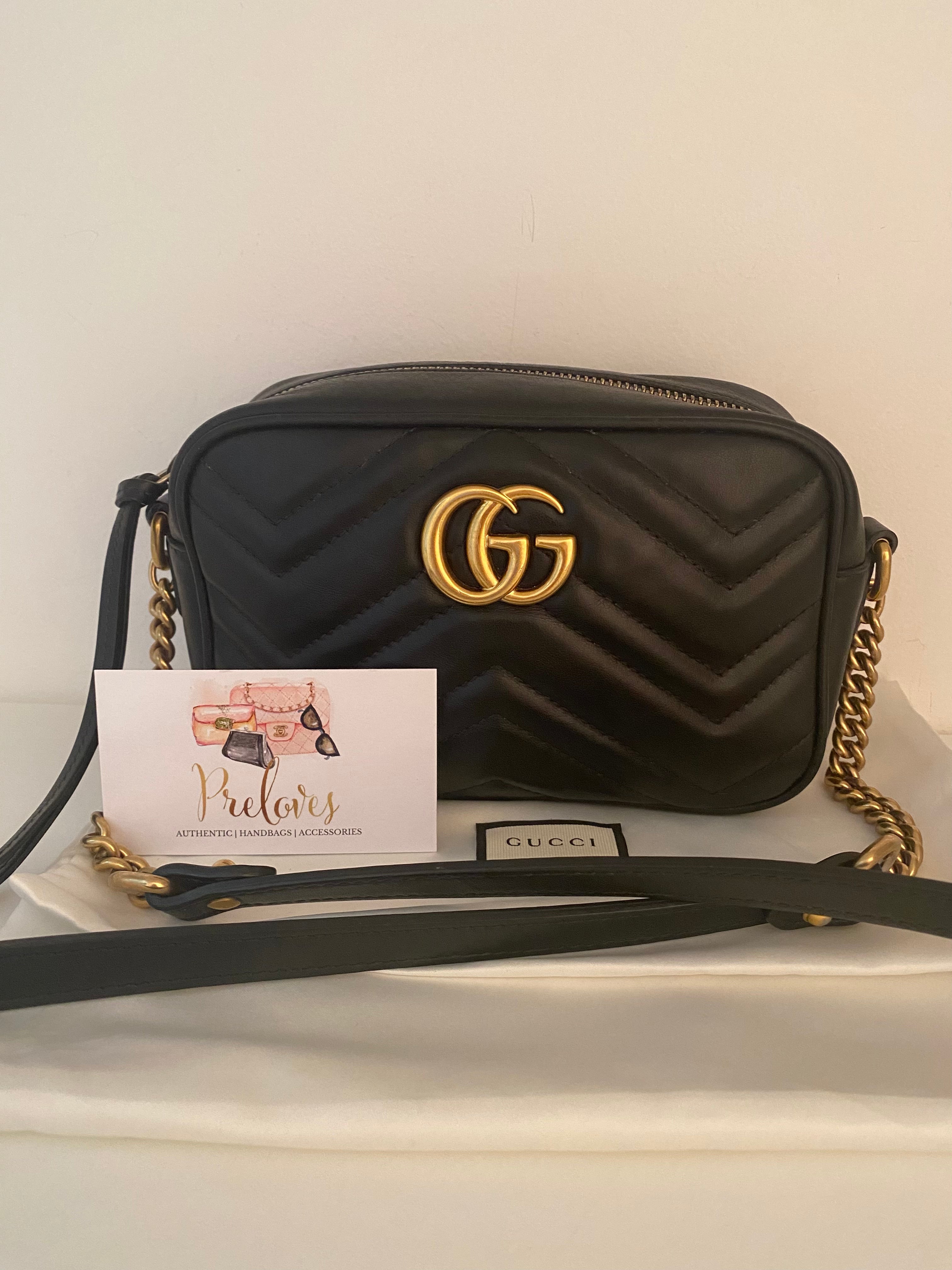 Gucci Black Mini Marmont