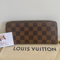 Louis Vuitton Damier Ebene Clemence Wallet