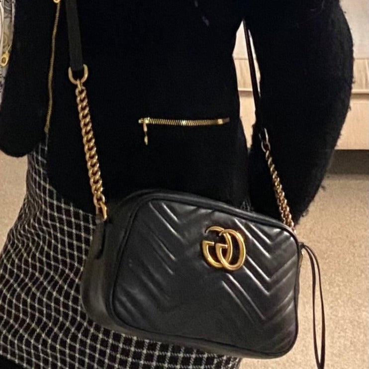 Gucci Black Mini Marmont