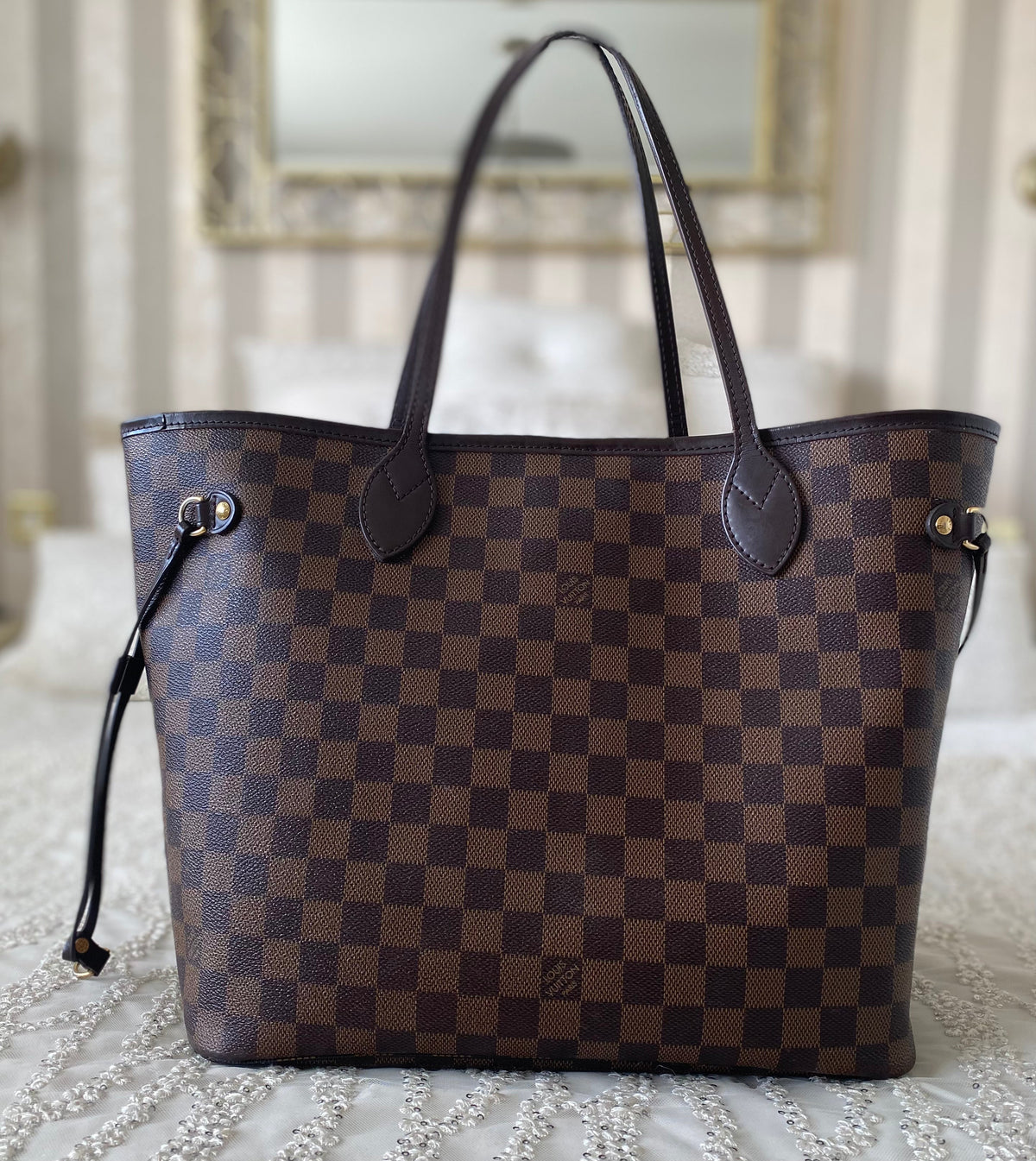 Louis Vuitton Damier Ebene Neverfull MM