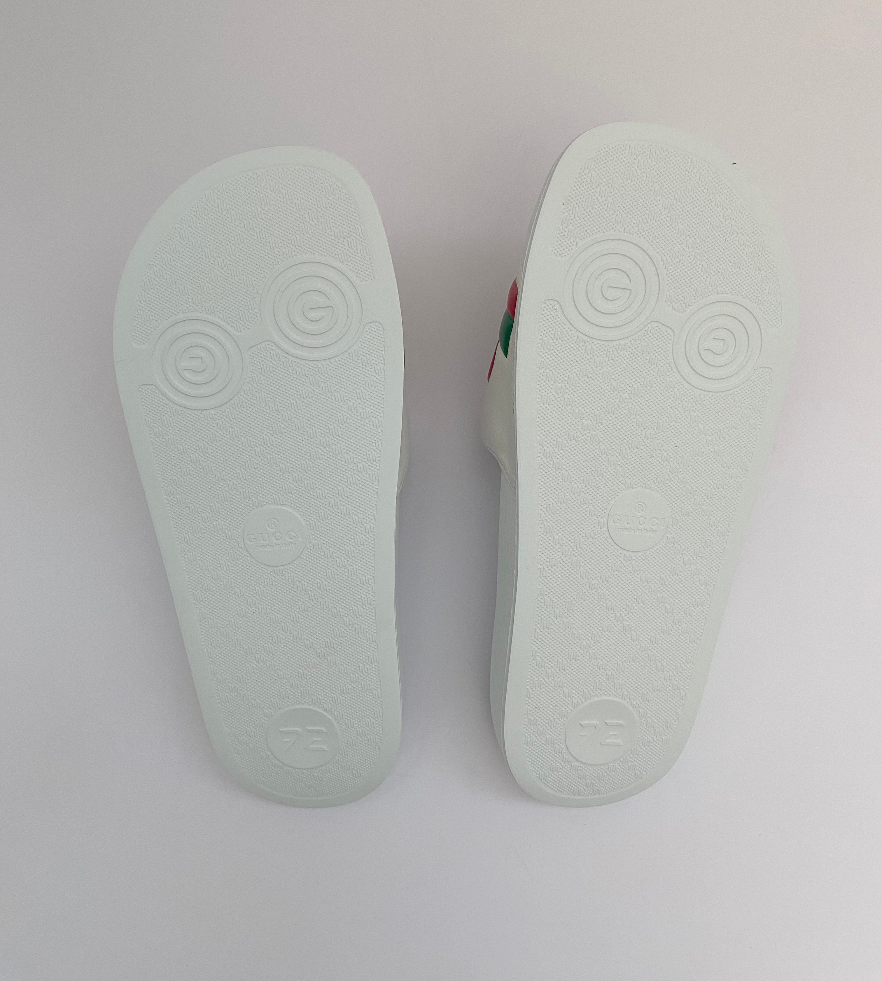 Gucci Original Slides With Logo Print