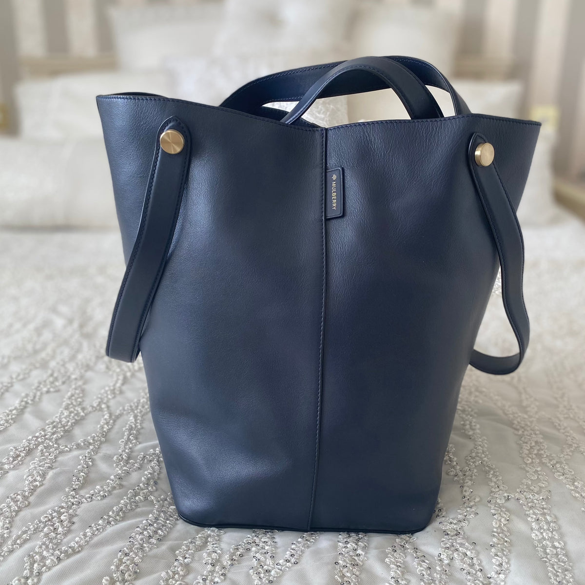 Mulberry Midnight Blue Kite Tote