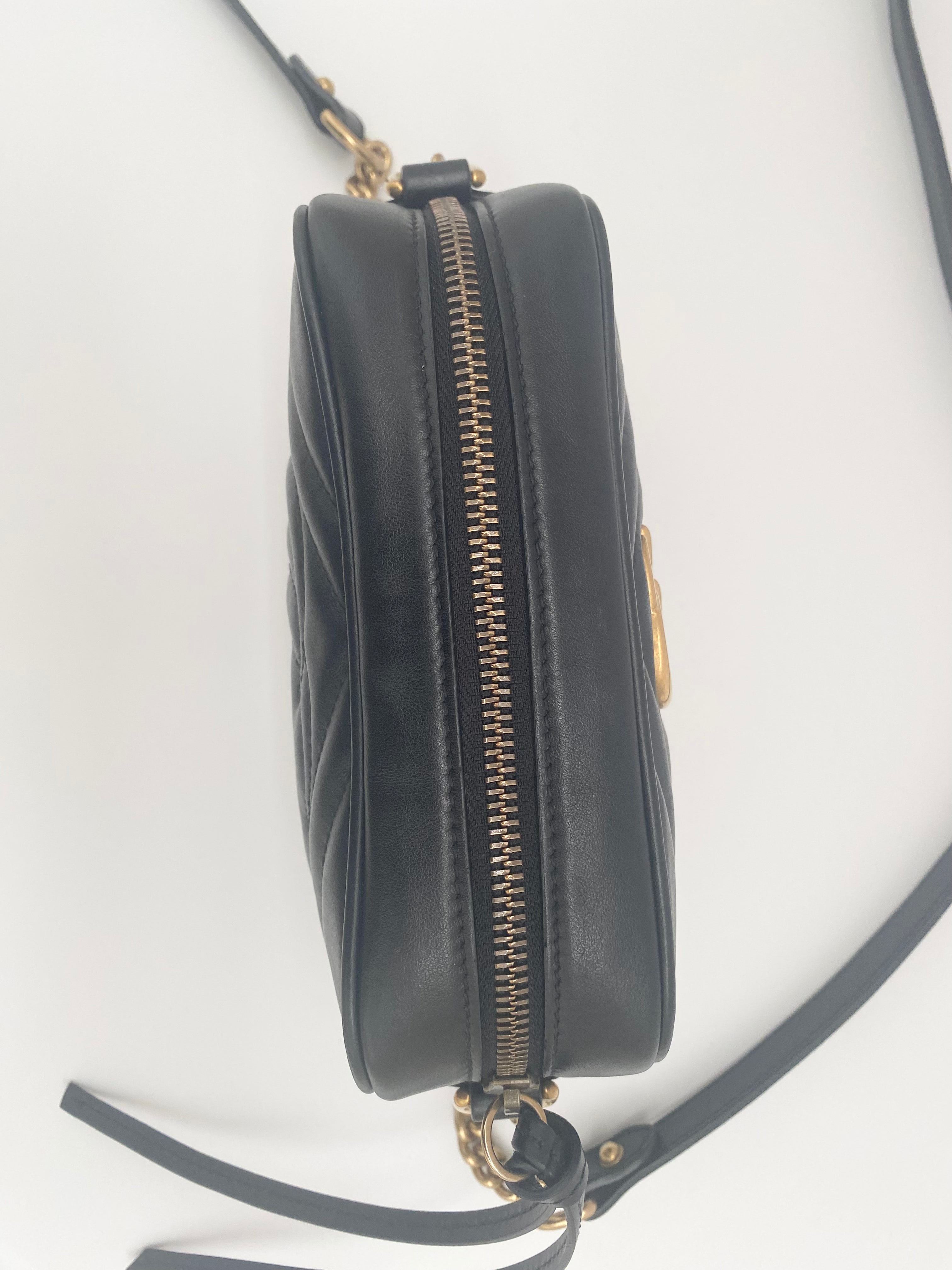 Gucci Black Marmont Mini Crossbody Bag  ( RRP £1160)