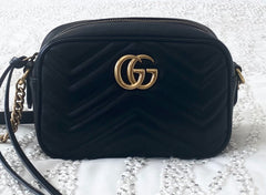 Gucci Black Marmont Mini Crossbody Bag  ( RRP £1160)