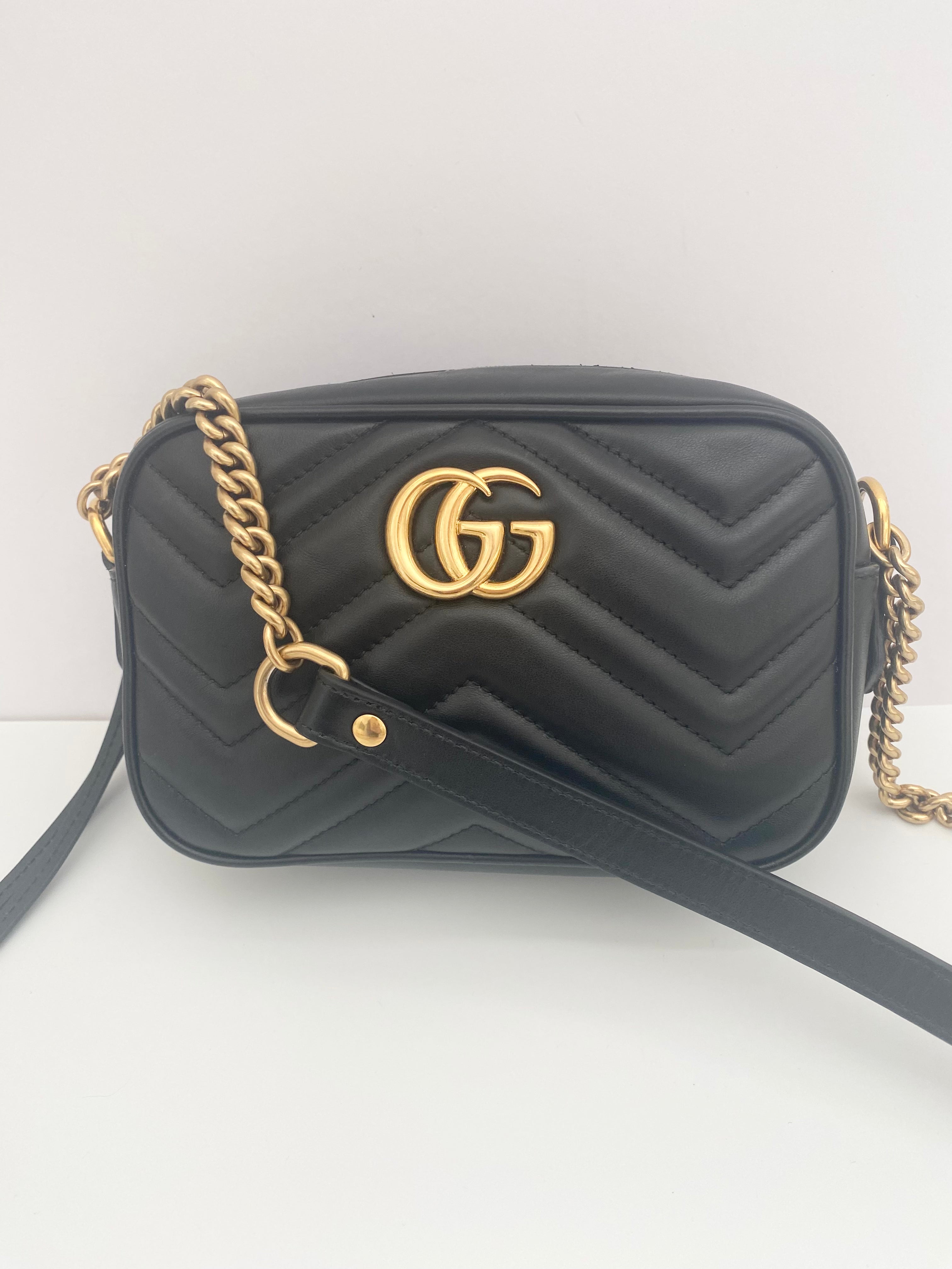 Gucci Black Marmont Mini Crossbody Bag  ( RRP £1160)