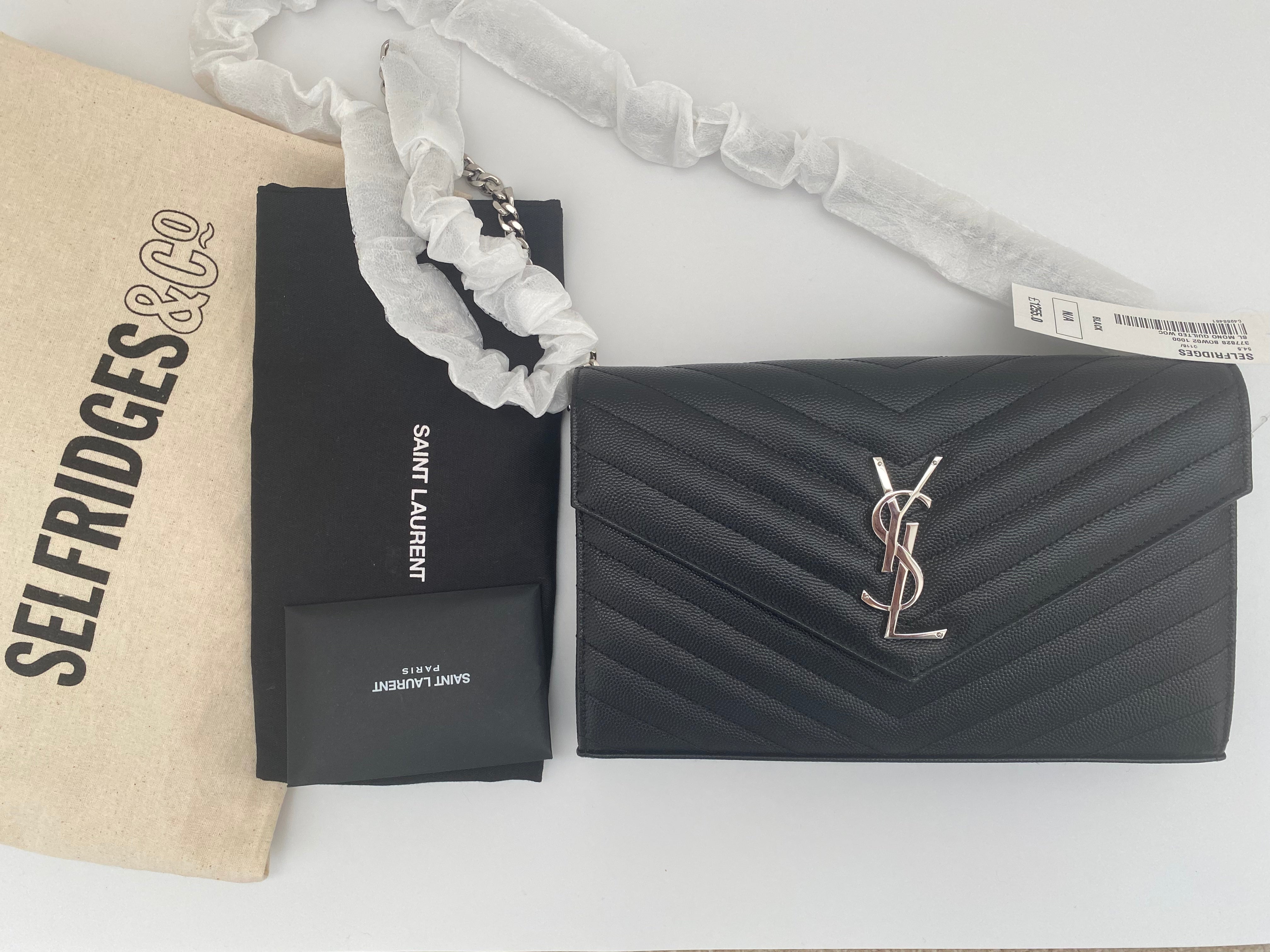 Saint Laurent Classic Cassandre Chain Wallet  (RRP £1255)