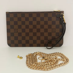 Louis Vuitton Damier Ebene Neverfull Pouch