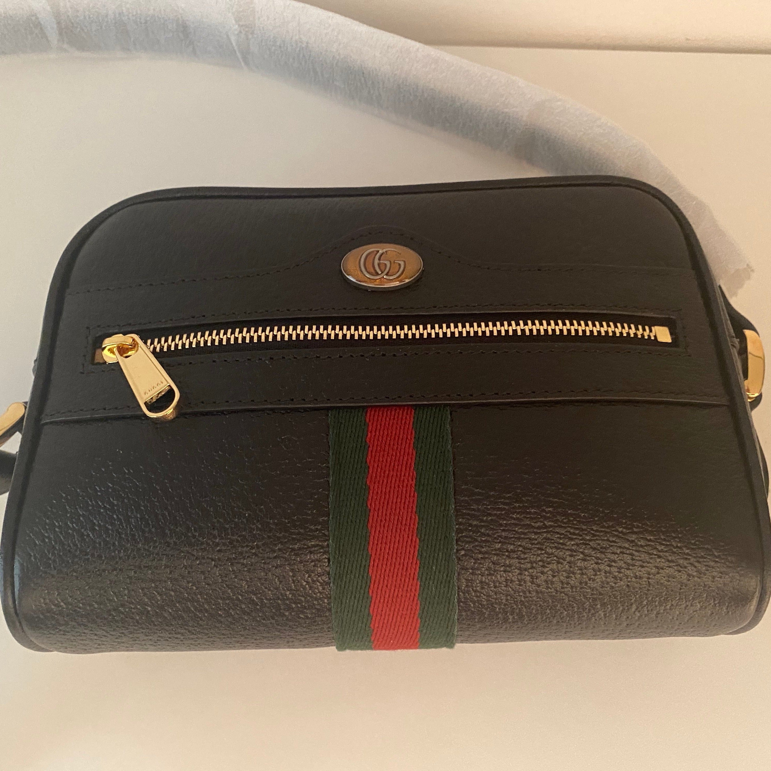 Gucci Ophidia Black Camera Handbag